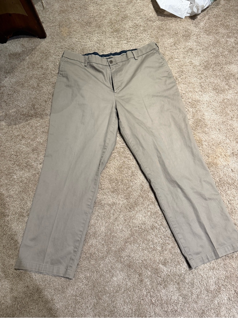 Dockers Signature Khaki Classic Fit Pants Beige Chinos W40 L29
